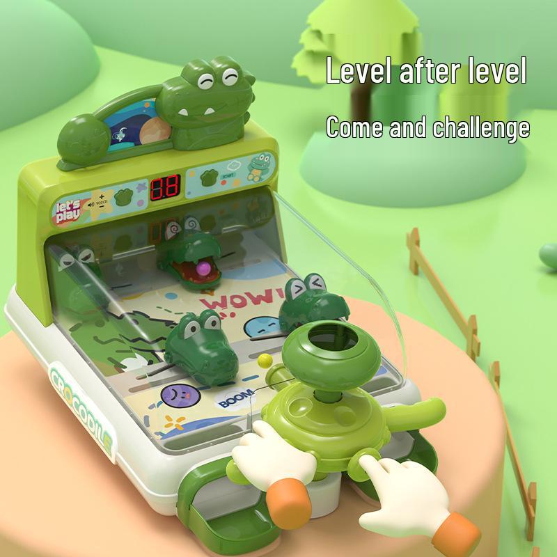 Multifunctional Dinosaur & Crocodile Marble Game: Parent-Child Table Competition Toy
