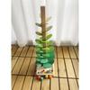High Quality Rainbow Music Sounding Trees Wooden Petals Assembly and  Marble Run Balls Tracking Kids Educational Toys
