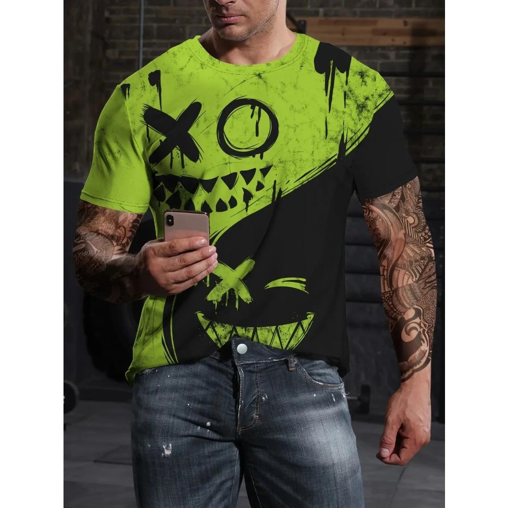 Street Fashion T-Shirt For Kids Short Sleeve Hip Hop Print Tee Shirt Boys T Shirt Pullover Girl Clothing