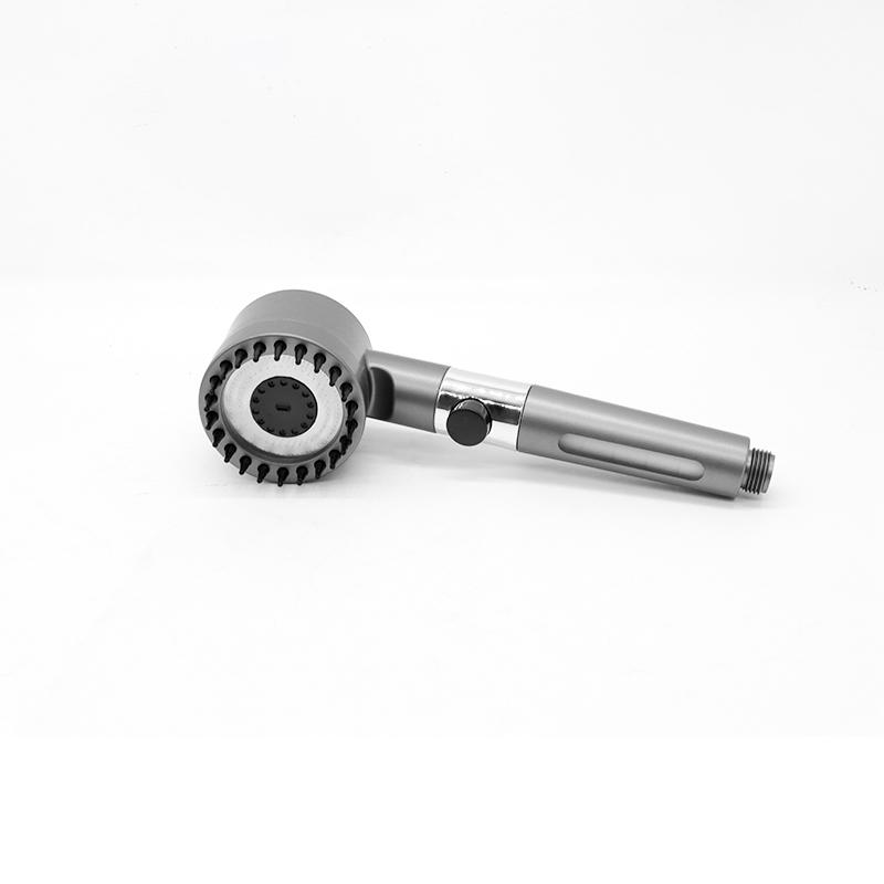 One-Button Water Stop Three-Gear Adjustment Spray Pressurization Filtration Shower Nozzle SPA Massage Filter Shower Head