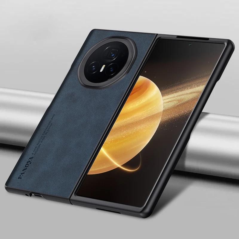 Retro  Style Smooth-Touch Sheepskin Leather Matte Case For Honor Magic V5 V3 V2 Back Anti-fingerprint Anti-Drop Hard Cover