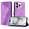 For iPhone 15 Pro Max Leather Case 7-Shaped Pattern Wallet Stand Shockproof Phone Cover