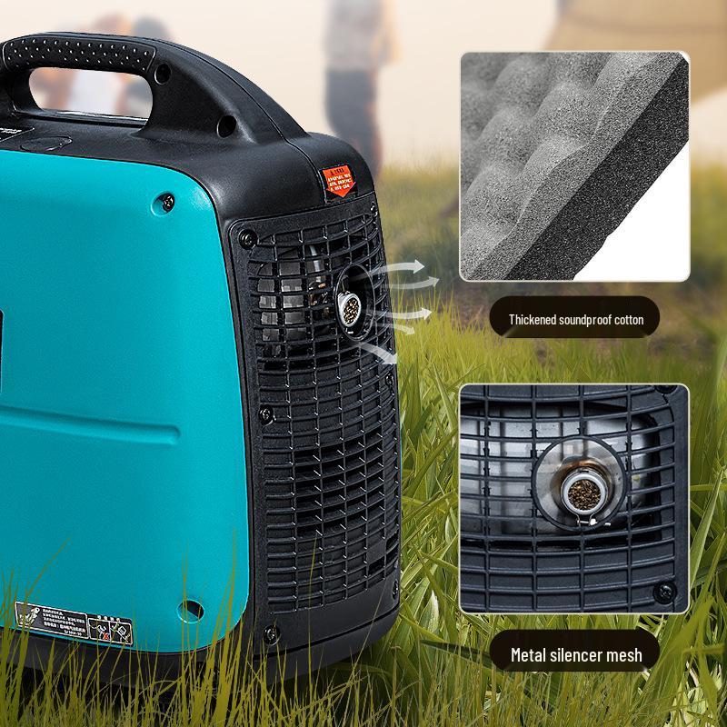 Портативный инверторный генератор Yuchai 220 В - Тихий, компактный резервный источник питания для дома, автодома, использования на открытом воздухе и в кемпинге