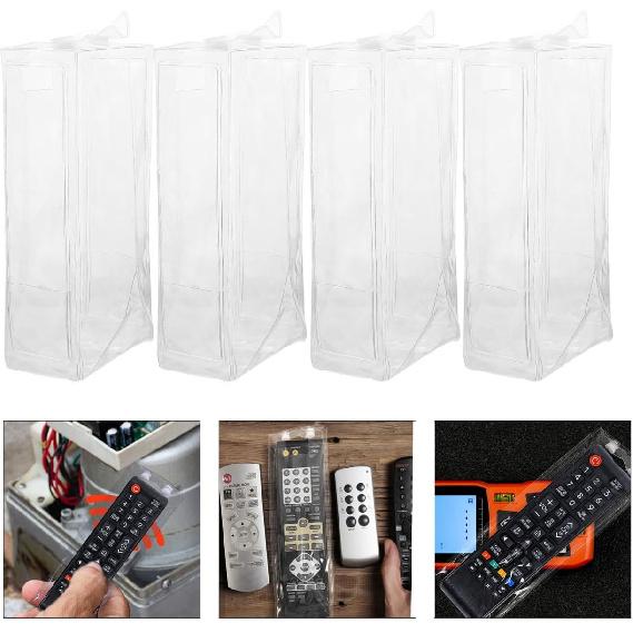 5Pcs Remote Control Case Clear Controller Protector Dust Covers Tv Remote Controller Sleeves Universal Detachable