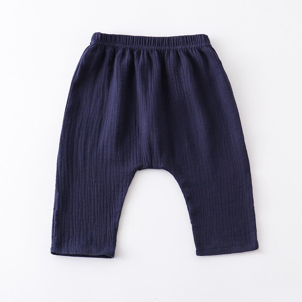 Повседневные детские брюки, эластичные полосатые штаны в рубчик, однотонная одежда для малышей, одежда для маленьких мальчиков и девочек