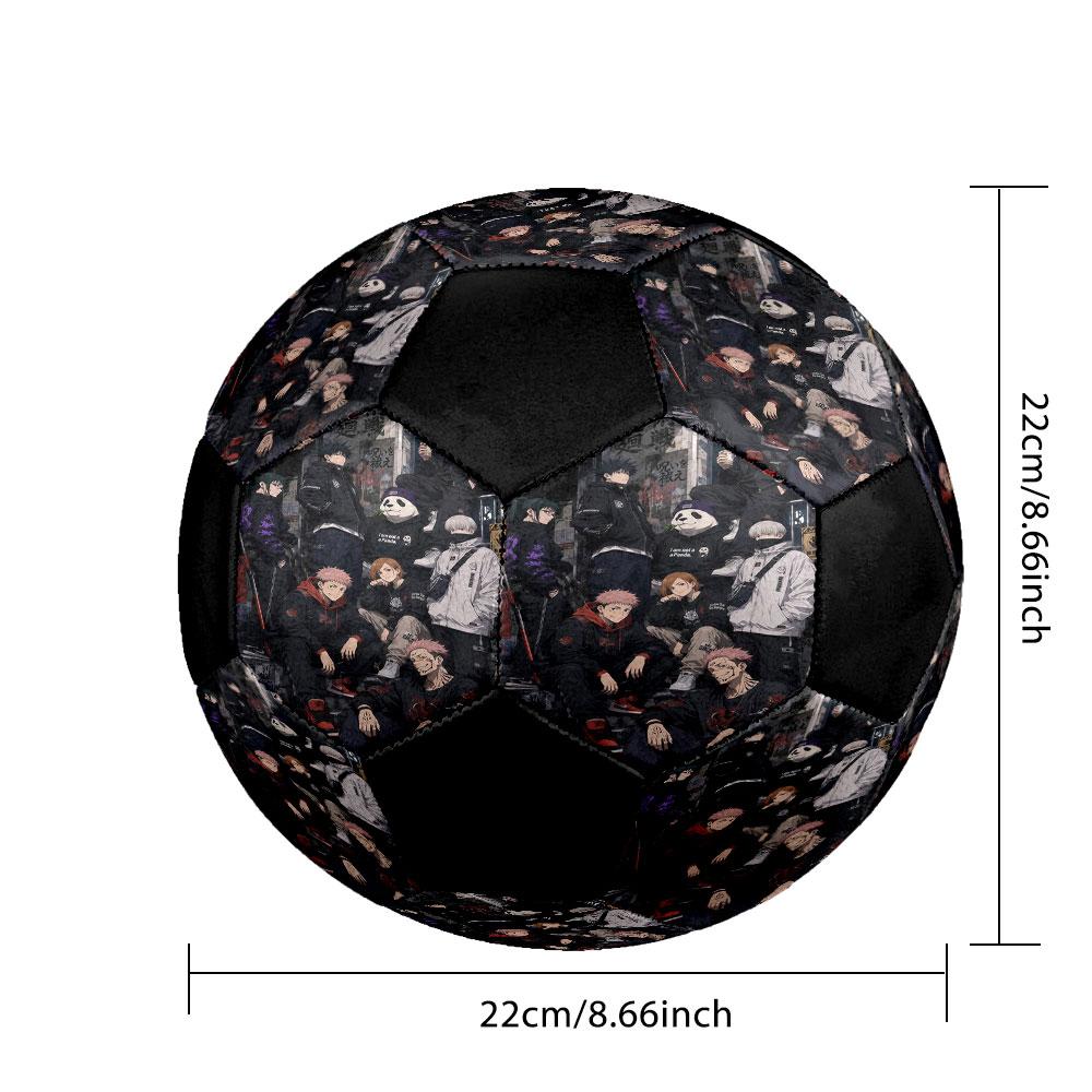 1pc Jujutsu Kaisen Soccer Ball Size 5 Indoor Soccer Ball Fashion Colorful Backyard Game - Great For Sports Fans Gift HE30