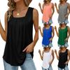 Womens Sleeveless Basic Vest Tank Tops Ladies Summer Casual Loose T-Shirt Blouse