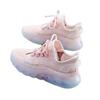 Spring Trend Versatile Lace-up Women's Sneakers Jelly Sole Shoes Low-top Breathable Casual Shoes