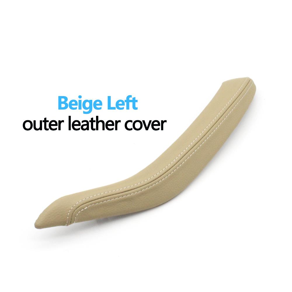 Внутренние пассажирские двери автомобиля, тянущая ручка, внешний кожаный чехол, замена для BMW X5 X6 F15 F16