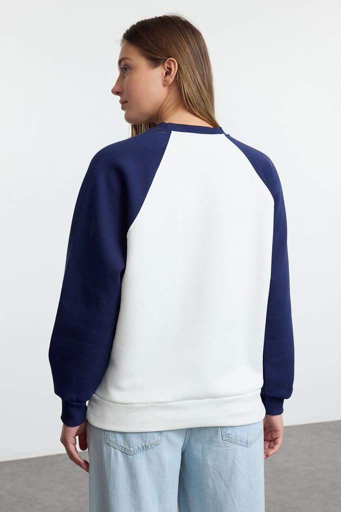 Женская модная стильная толстовка изумрудно-зеленого цвета, свободная посадка, рукав реглан, толстая вязаная толстовка