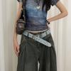 Панк-ремень Y2K Персонализированная поясная цепочка Декор для джинсов и брюк Пояс