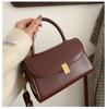 Pu Small Square Shoulder Bag For Women With Lock Closure Perfect For Daily Wear