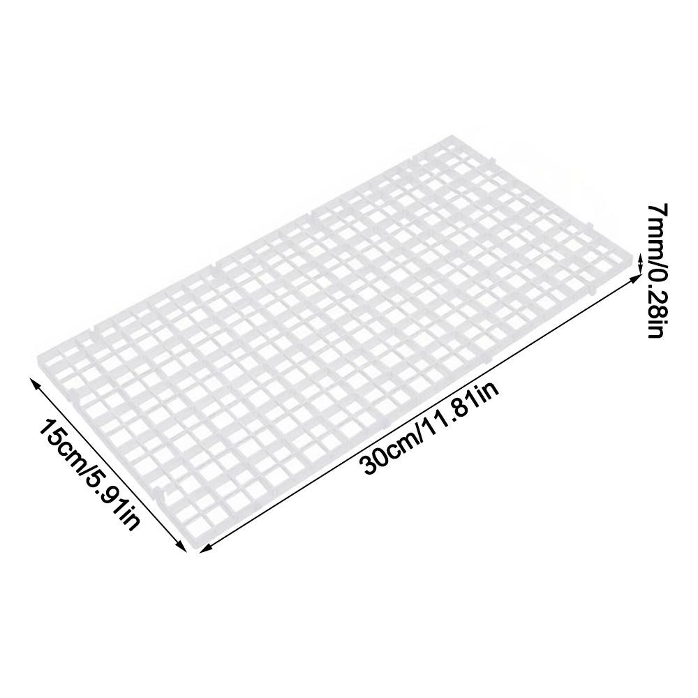 Прочная разделительная пластина для аквариума 30x15/30x30 см, съемная, соединяемая, пористая решетчатая пластина-разделитель, пластина для донного фильтра для аквариума