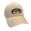 Стильная washed cotton baseball cap с потертостями для женщин, подчеркивающая черты лица, для весны и лета, мягкая, с изогнутым козырьком, для мужчин, уличный стиль