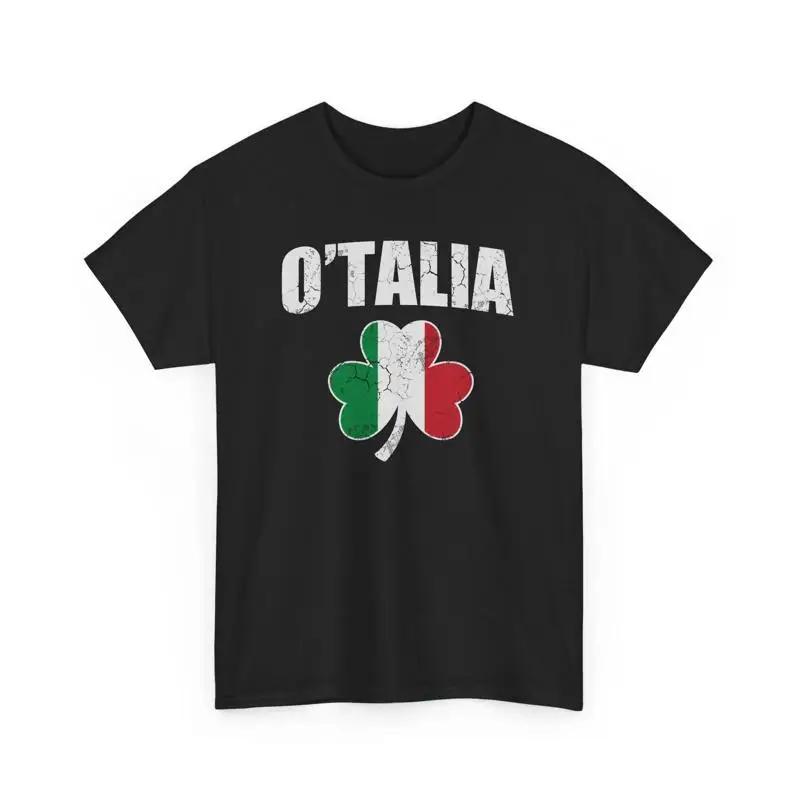 OTalia Irish Italian Heritage Cotton T Shirt Ireland Italy St Patricks Day