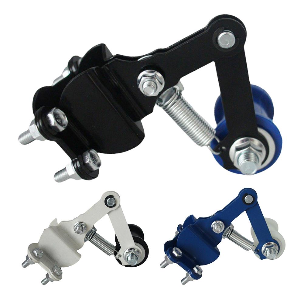 Adjuster Roller Tools Universal Motorcycle Chain Adjuster with Guide Wheels Iron Tensioner Roller for Dirt Pit Pro for Dirt Bike