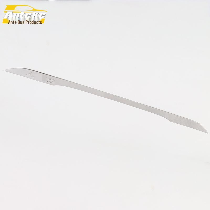 Universal Tailgate Trim: Rear Trunk Bright Strip, Anti-Scratch Bumper Protector for 15 Car Models.