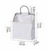 Dormitory Large Capacity Hanging Clothing Storage Bag and Storage Bag Cotton Linen Cloth Book Sundries Wall Hanging Storage Bag