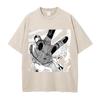 Anime Hunter X Hunter Killua Gon Freecss Graphic T Shirt Men Women Clothing Oversized Tshirt Washed Cotton Tee Harajuku T-shirt