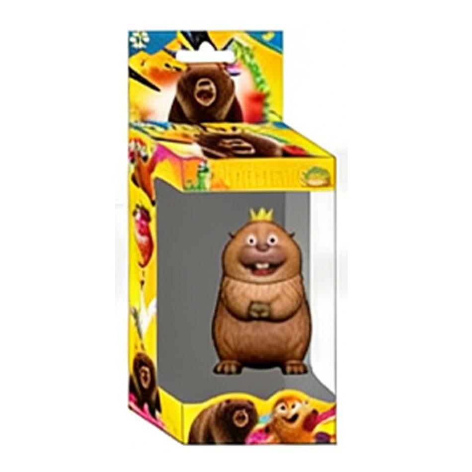 8Pcs/Box Hoppers Beaver Transformation Plan Series Action Figures Cute Cartoon PVC Model Toy Gift for Kids