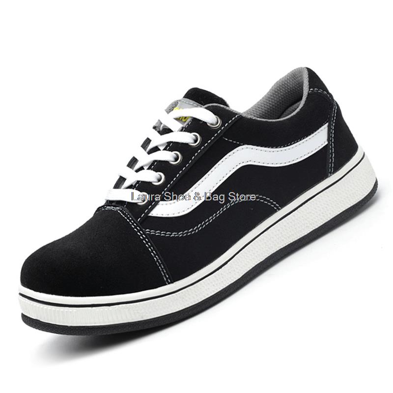 Модная мужская защитная обувь, модные рабочие кроссовки, стальной носок, защита от проколов, рабочие защитные ботинки, мужская рабочая обувь, кевларовые защитные ботинки, мужские