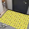Cute S-Spongebobs Anime Floor Mat Non-Slip Laundry Room Mat Laundry Decor Balcony Child Living Room Bedside Mats