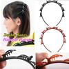 Hair Clip Twist Plait Headband Hair Clip Multi-Layer Hollow Woven Double Bangs Hairstyle Hairpin