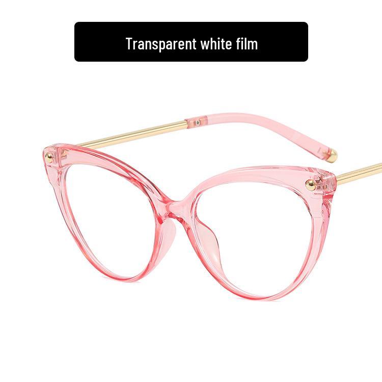 Оправа для очков TR90 в стиле ретро «кошачий глаз» с защитой от синего света для женщин