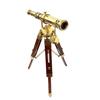 Антикварный Морской Латунный Деревянный Штатив 10-дюймовый Одноствольный Телескоп Подарок