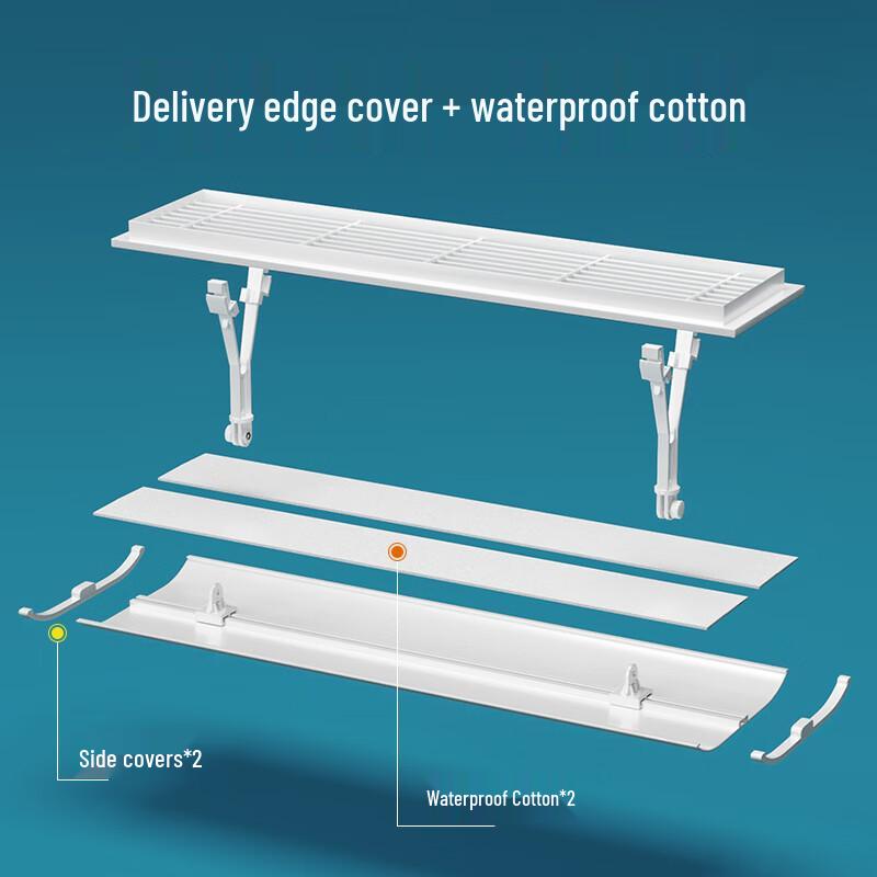 Adjustable Central Air Conditioner Wind Deflector