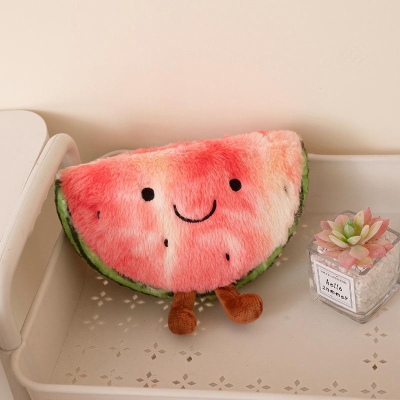 23/45Cm Watermelon Plush Toys Soft Fruit Doll Body Pillow Cushion Gift Cartoon Anime Cute Pillow Children'S Birthday Gift Doll