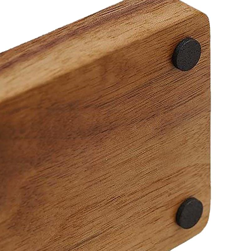 Подставка для ручек Creative с 9 слотами Многофункциональная подставка для сотового телефона Подставка для телефона Деревянный держатель для ручек из ореха