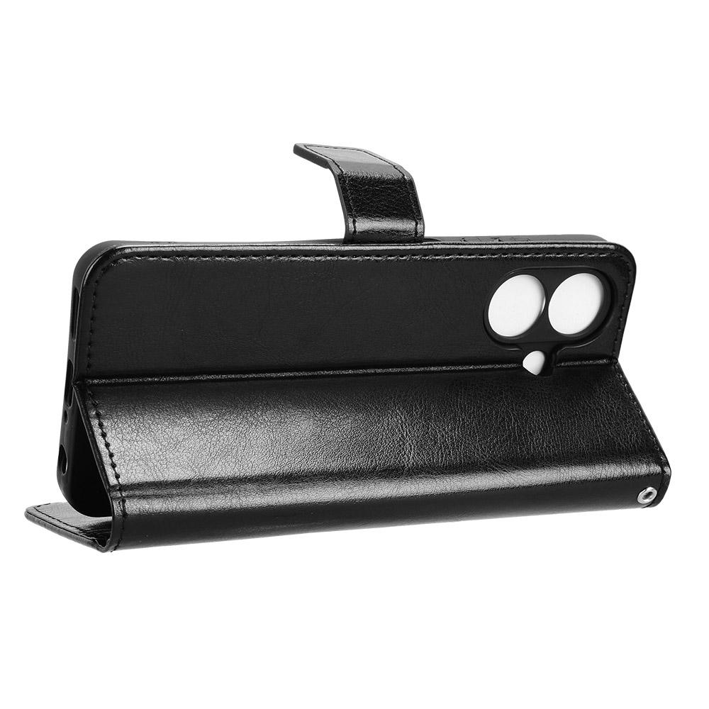 Для Ulefone Note 21 Чехол Текстура Crazy Horse Искусственная кожа Чехол-кошелек для телефона