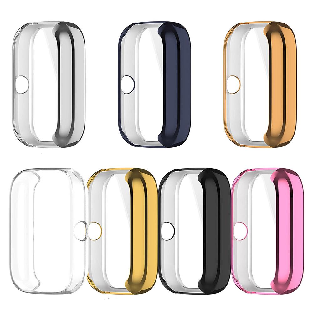 Electroplated TPU Protective Case For Huami Amazfit Bip3 Bip 3 Pro Full Screen Protector Shell Cover