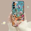 Чехол для телефона Samsung Galaxy S23 S22 S21 S20 Fe Ultra S10 S9 S8 Plus Note 20ultra 10plus, чехол с розой, тюльпаном, зелеными побегами цветов