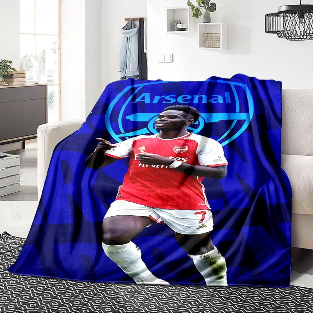 Arsenal Champions Celebration Blankets Flannel Printed Breathable Warm Throw Blanket for Home Office Bedspreads 0708a24