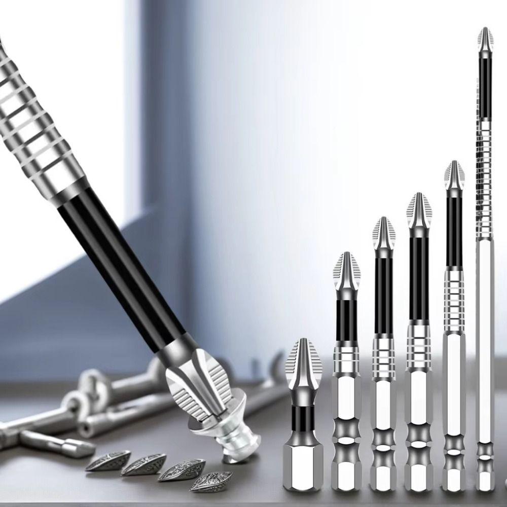 K5 Non-slip Impact Phillips Screwdriver Bit Strong Magnetic Cross Drill Bit