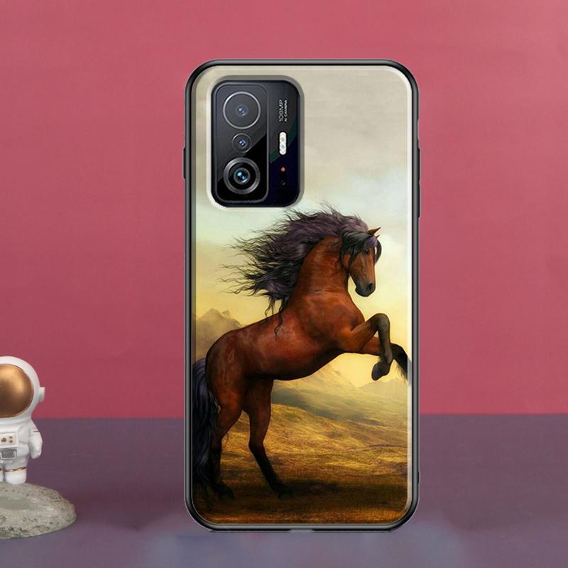 Картина с изображением лошади для POCO X5 X3 F5 Pro X4 F4 GT M5s C40 F3, чехол для Xiaomi 13 Lite 12 11T 12T Pro 12X, чехол