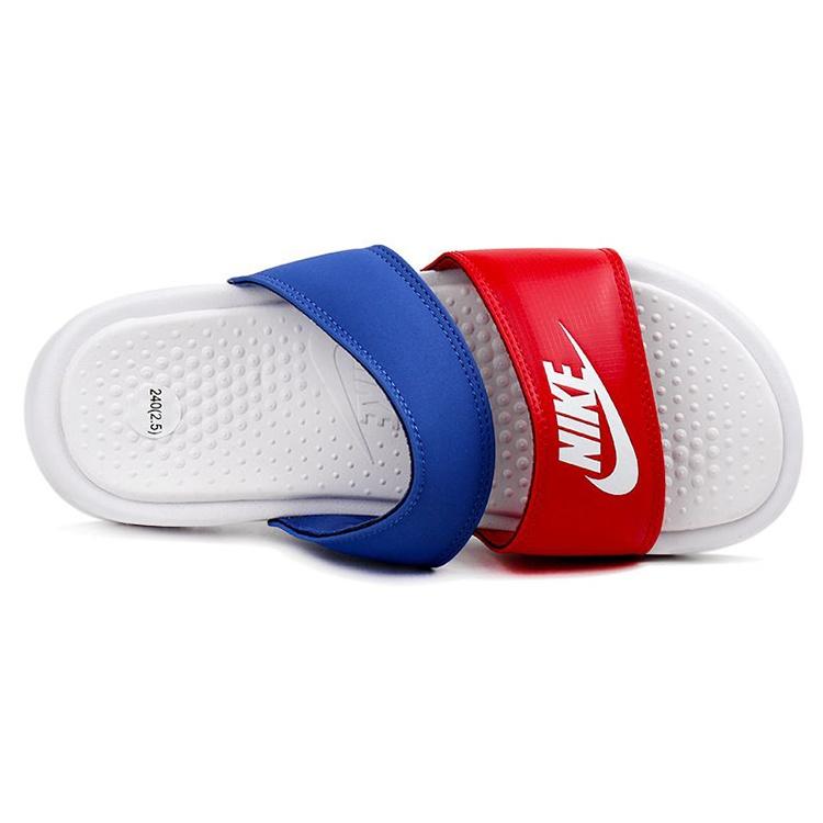 (WMNS) Nike Benassi Duo Ultra Slide 'University Red Game Royal' Women's 819717-110