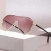 New One-piece Large Frame Toad Shaped Sunglasses Fashion Women's Sexy  Girl Y2K Hollow Out Eyeglasses UV400