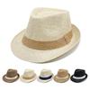 New Spring and Summer Sun Protection and Sun Hat Top Hat Beach Hat Straw Woven Casual Hat