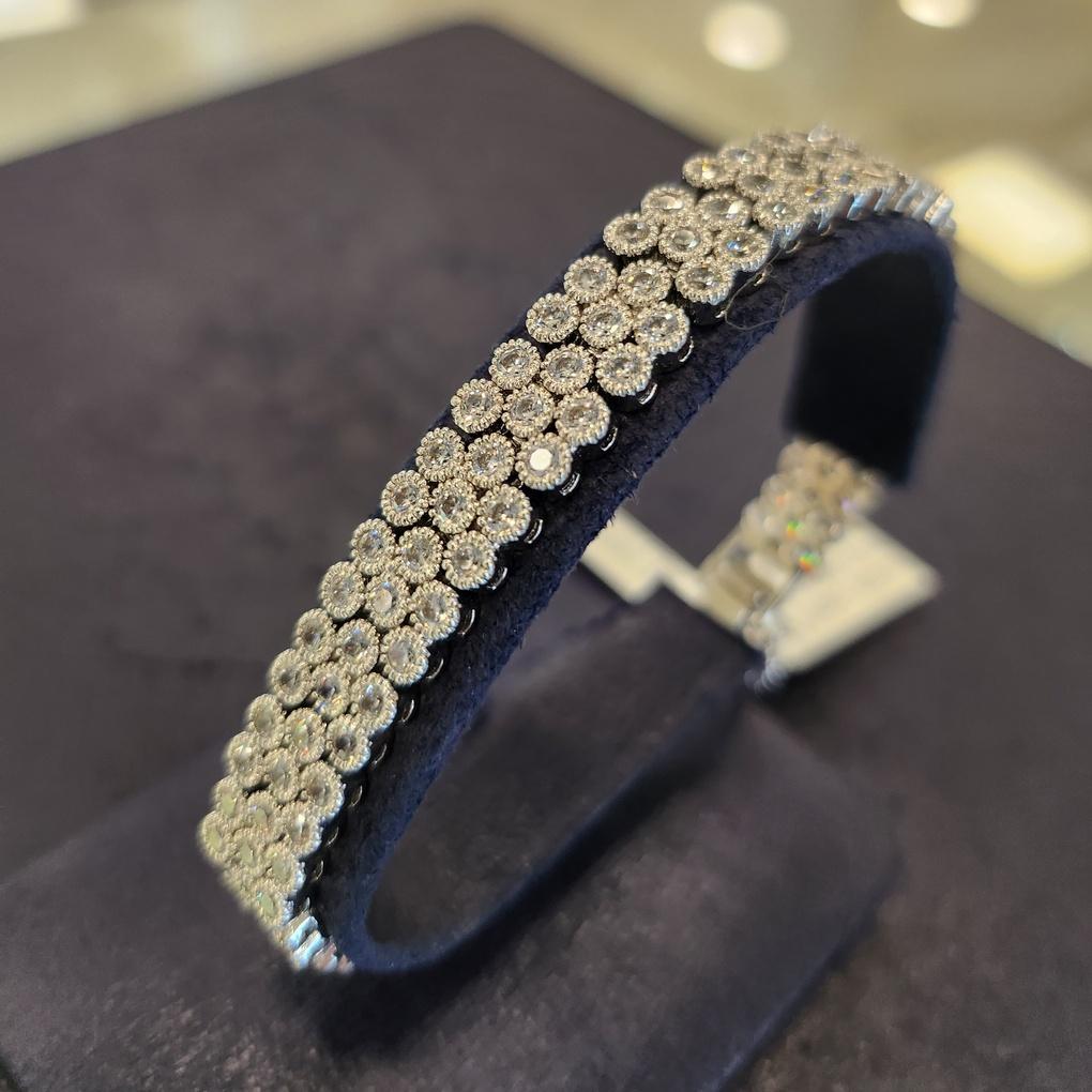 Atria Three-Line Chain Tennis B Bracelet AAABATN0003WHF
