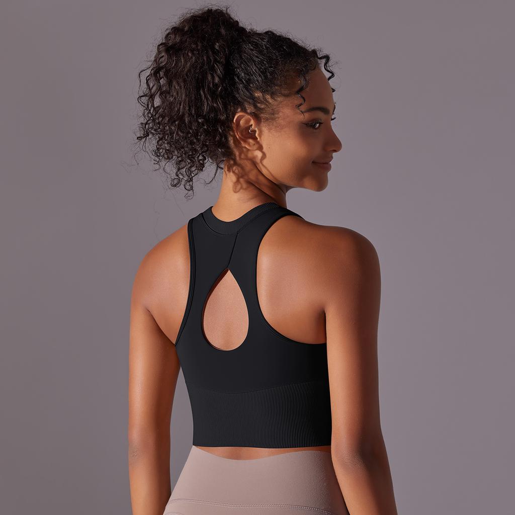 Nessaj Женский спортивный бюстгальтер для йоги пуш-ап с открытой спиной для тренировок, майка для тренажерного зала, фитнеса, йоги, нижнее белье