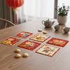 6pcs Traditional Red Envelopes Cartoon Money Bags Cash Gift Package  New Year Celebration