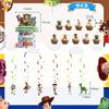 Shiartex Toy Story Birthday Decorations, Birthday Balloon Set, Birthday Party Decorations, Happy Birthday Banner, Cake Topper, Character Balloons