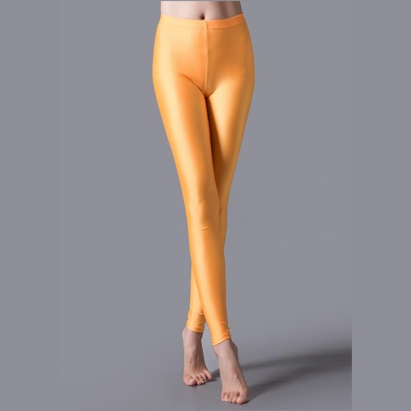 Women Leggings Girl Slim Cropped Trousers High Elasticity Skinny Casual Pants Dance Performance Trousers