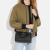 Coach Rowan 25 Classic Monogram Zip Closure Coated Canvas And Leather Briefcase Handheld Shoulder Crossbody Bag Medium Women bags Black CH280-SVTSQ