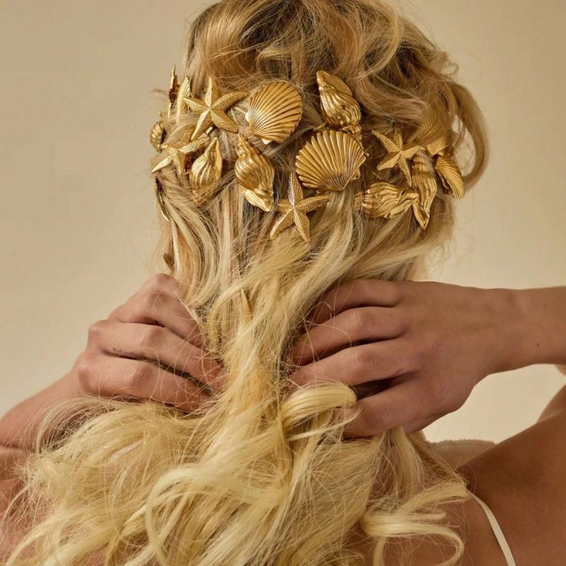 1/3Pcs Fashion Shell Starfish Hair Clips Y2K Vacation Style Hairpins Women Girls Metal Side Bangs Clips Hair Accessories Gifts