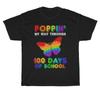 Poppin' My Way Through 100 Days Of School Butterfly Pop It T-Shirt Unisex Gift