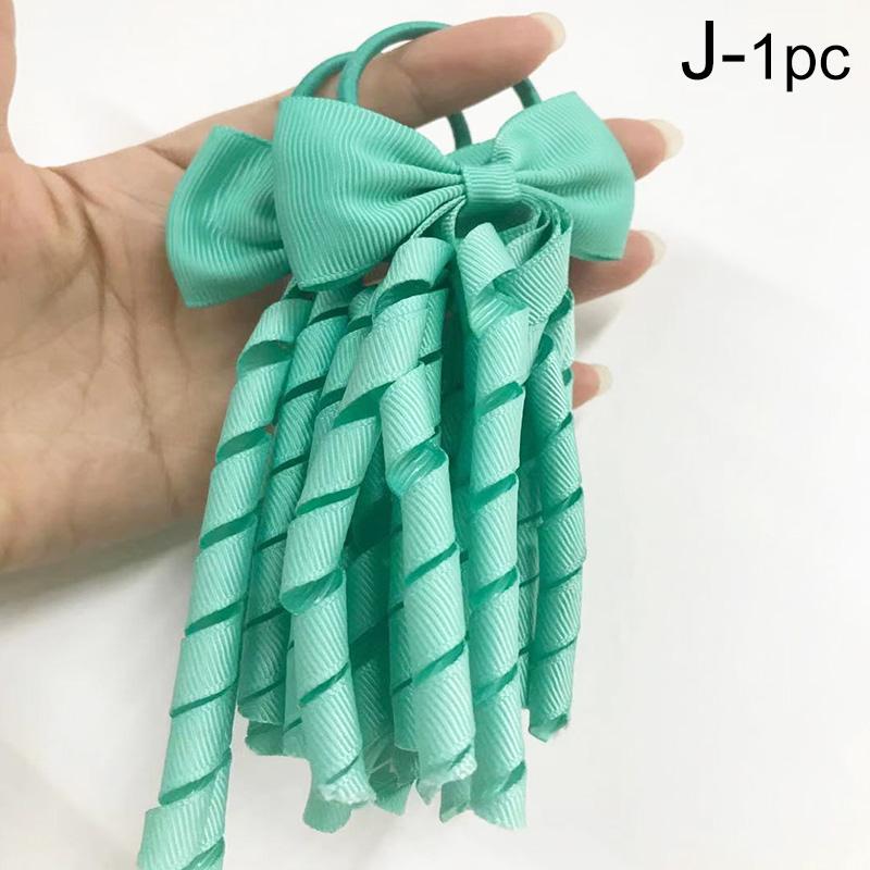 Кольцо для волос для девочек Резинка для волос Болельщица для девочек Повязка на голову с бантом Головной убор Веревка для волос Банты для волос Модные аксессуары для волос